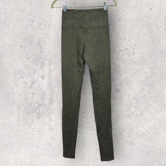Aritzia Wilfred Free Daria Faux Suede Leggings Taupe High Rise Size XS‎ Minimal - Picture 14 of 14